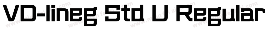 VD-lineg Std U Regular字体转换